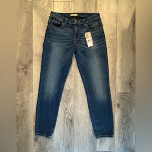 Guess Blue Skinny Jeans with Natural Fading